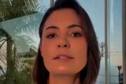 Michelle publica vídeo em que diz ter perdoado Flávio Bolsonaro