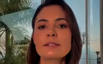 Michelle publica vídeo em que diz ter perdoado Flávio Bolsonaro