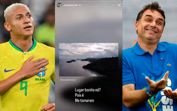 Richarlison volta a cobrar Flávio Bolsonaro por mansão de R$ 10 milhões: “Devolve a casa”