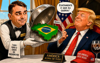 Submisso a Trump, Flávio Bolsonaro ajuda a reeleger Lula, aponta Estadão