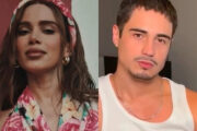 Anitta e Danilo Mesquita são flagrados aos beijos em bar do Rio; Os pombinhos curtiram o show de Jau na Casa Savana