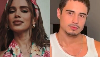 Anitta e Danilo Mesquita são flagrados aos beijos em bar do Rio; Os pombinhos curtiram o show de Jau na Casa Savana