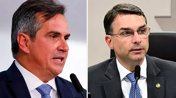 Flávio Bolsonaro deixa Ciro Nogueira de fora da lista de apoios ao Senado