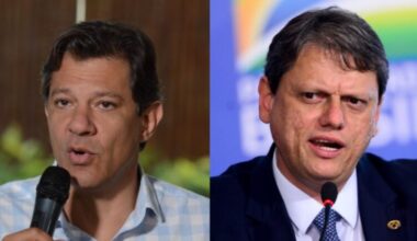 Haddad e Tarcísio se enfrentam neste domingo em debate na Band  pelo Governo de SP