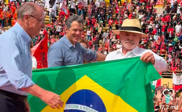 Lula segue na liderança da corrida eleitoral, diz pesquisa BTG/Nexus divulgada nesta segunda-feira (24).