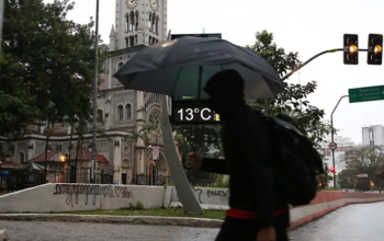 Massa de ar frio pode levar temperaturas perto de 0°C ao Sul em agosto