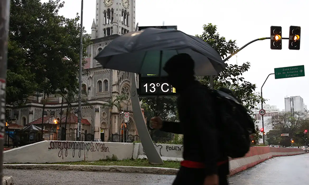 Massa de ar frio pode levar temperaturas perto de 0°C ao Sul em agosto