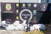 Meia tonelada de drogas é apreendida em operação no Rio Negro; cinco pessoas foram presas