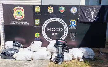 Meia tonelada de drogas é apreendida em operação no Rio Negro; cinco pessoas foram presas