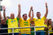 Michelle Bolsonaro e  Silas Malafaia não compareceram ao lançamento da campanha de  Flávio Bolsonaro no RJ