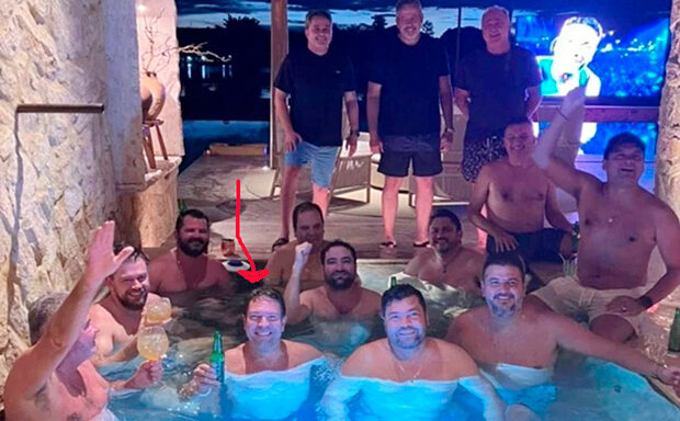 PF encontra foto de Ramagem,  Lira  e aliados em piscina com investigado no escândalo  do INSS