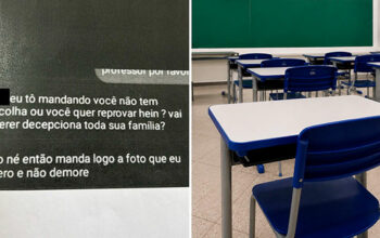Professor exige fotos íntimas de aluna de 15 anos e a ameaça: “Quer reprovar?”