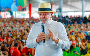 PT oficializa candidatura do presidente Lula à reeleição em convenção na zona norte de São Paulo