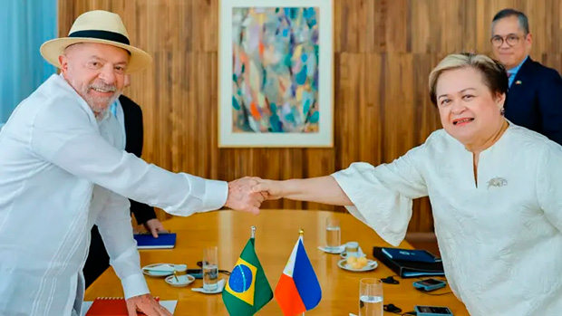 Lula recebe chanceler das Filipinas no Palácio da Alvorada