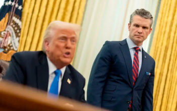 Trump fala em ‘traição’ no Pentágono e nega escassez de mísseis