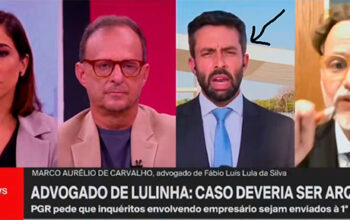 Vaza ponto de repórter da GloboNews durante entrevista: “Fala do Lulinha, fala do Lulinha!”