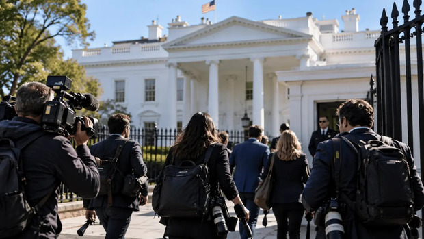 Casa Branca recua e reativa credenciais de CNN, MS NOW e Politico
