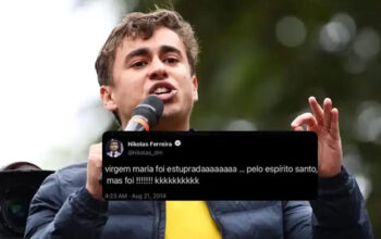“Estuprada pelo Espírito Santo”: o post de Nikolas sobre Virgem Maria que viralizou na web