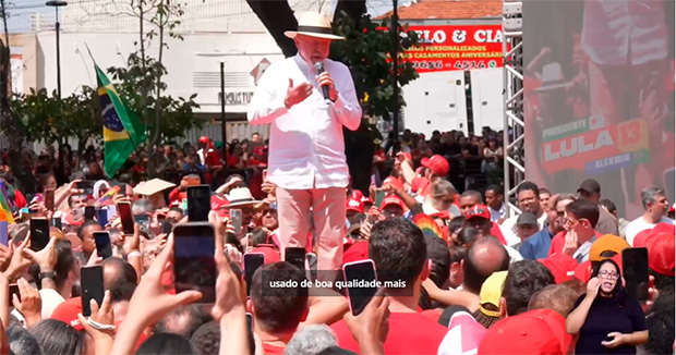 “Quem não fez nada no passado não vai fazer nada no futuro”, diz Lula sobre Flávio Bolsonaro
