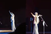Cantora Simone ouve “bora, Lula” e faz o L durante show