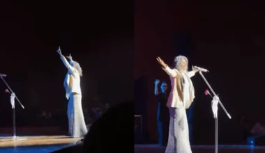 Cantora Simone ouve “bora, Lula” e faz o L durante show