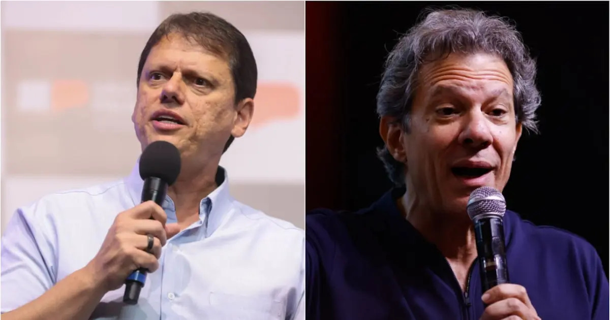 Tarcísio abre 14 pontos sobre Haddad e pode vencer no 1º turno, diz Atlas