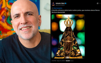 Tabet posta novamente sobre Nossa Senhora Aparecida após Dino derrubar censura de Mendonça