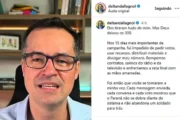 Aos soluços, Deltan invoca Deus e diz que vencerá disputa ao Senado com ou sem aval do TSE