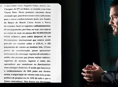 Celular de Vorcaro não cita patrocínio a documentário sobre Lula