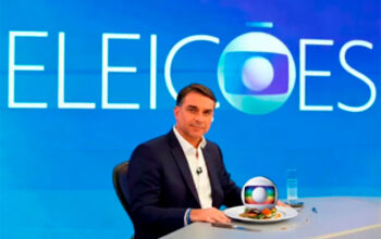 Flávio Bolsonaro almoça com cúpula da Globo antes de sabatina do “Jornal Nacional”
