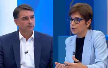 Flávio mente e cai em contradição sobre “Dark Horse” na sabatina do JN