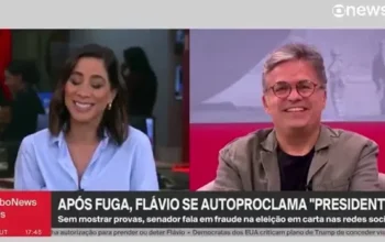 Jornalista da GloboNews Julia Duailibi cai na risada com carta golpista de Flávio Bolsonaro