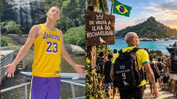 Justiça nega pedido de Willer Tomaz para Richarlison apagar posts sobre ilha