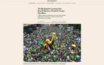 New York Times denuncia interferência de Trump na eleição do Brasil