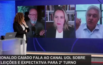 Caiada baixa o nível ao ser questionado e ataca jornalista: "tá acostumado a entrevistar bandido, corrupto, safado, tá falando com um homem, tá bom?"
