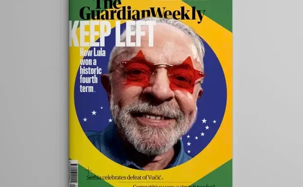 Britânico The Guardian exalta virada de Lula nas eleições em capa da revista semanal