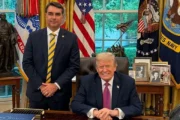 Trump aprova fuga de Flávio Bolsonaro, fala em proteção e ataca eleições no Brasil